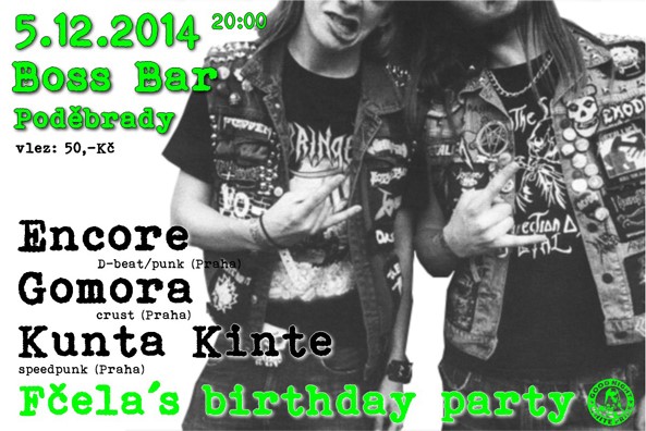 5.12.2014 - Poděbrady - Boss Bar - Včela´s birthday party